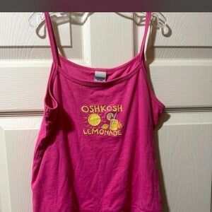 Oshkosh vintage pink lemonade cami top juniors 10